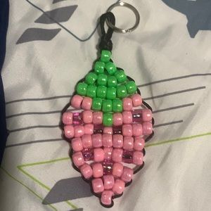 Strawberry 🍓 handmade keychain